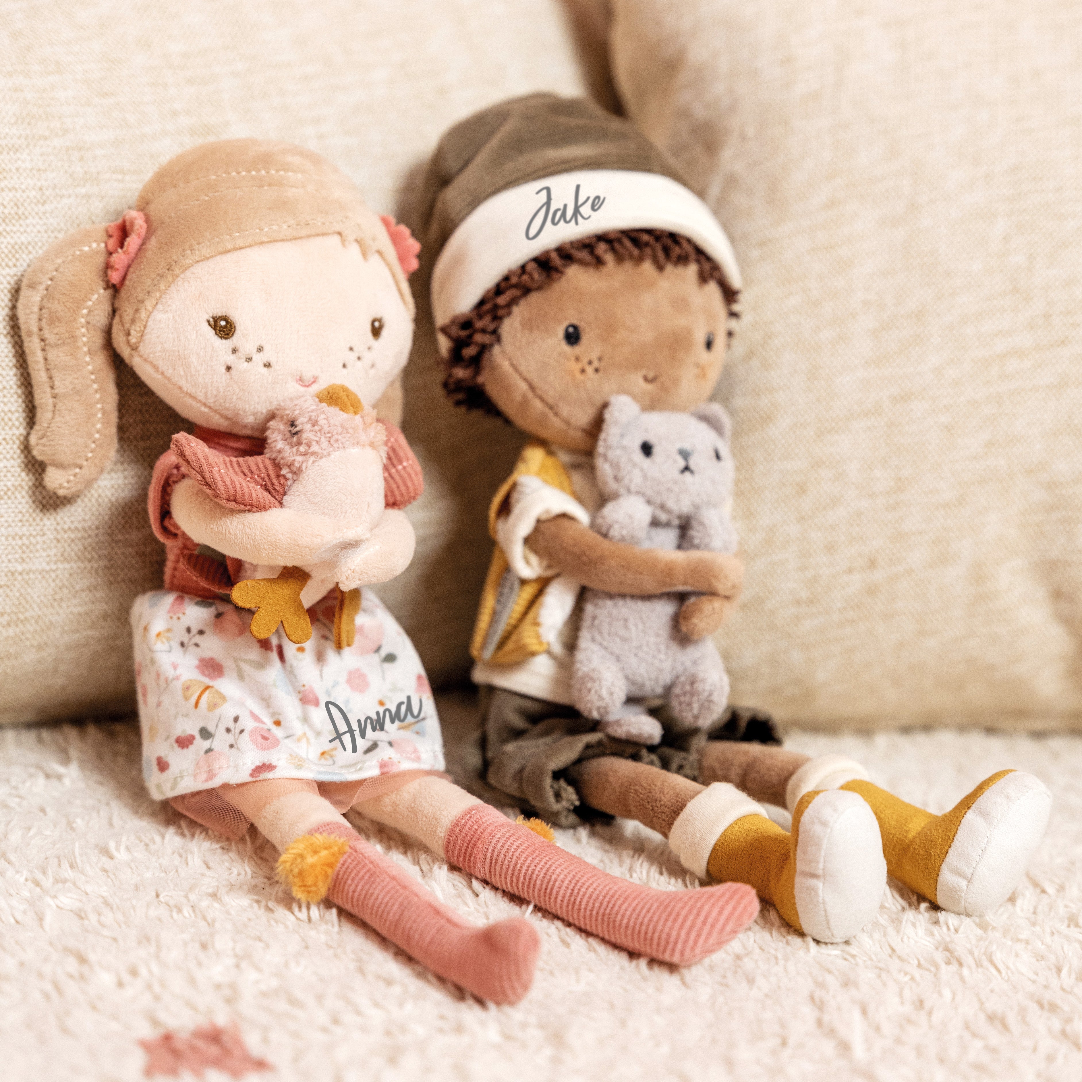 Peluche Jake Essentials, 35 cm | Little Dutch