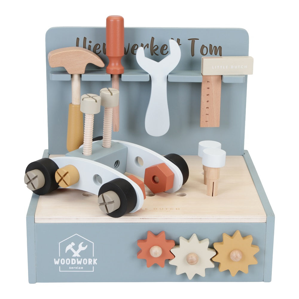 Werkbank Mini, blauw | Little Dutch