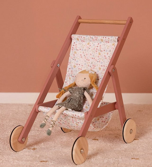 Doll buggy - Flowers & Butterflies | Little Dutch