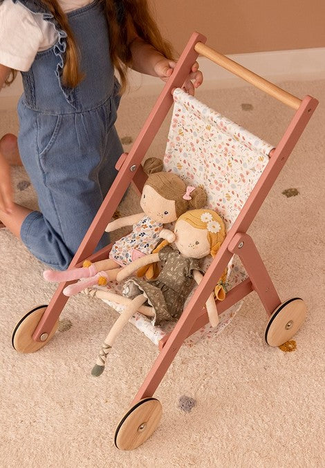 Doll buggy - Flowers & Butterflies | Little Dutch