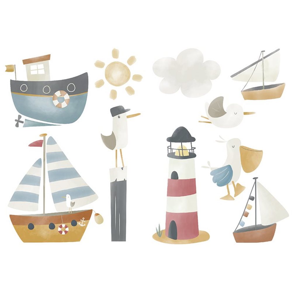 Wall sticker Sailors Bay | Little Dutch
