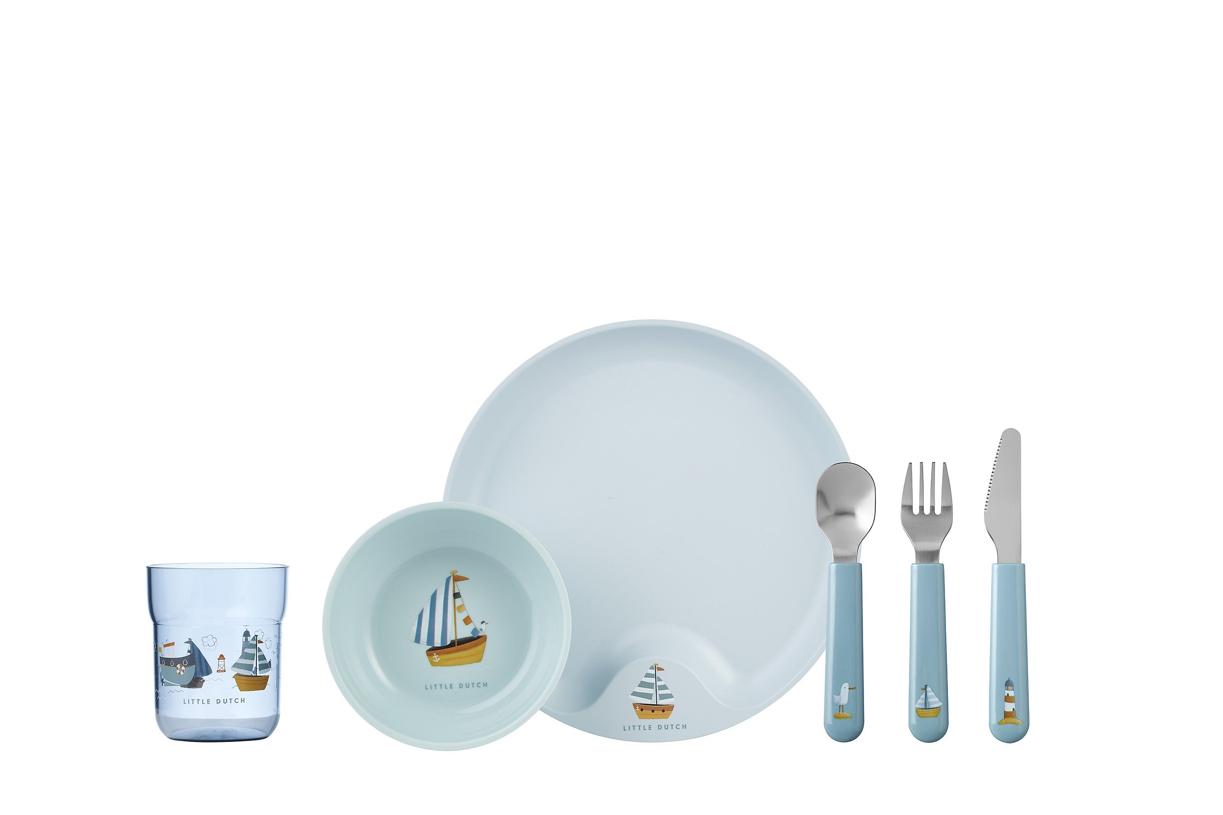 Mio 6-delige kinderserviesset - Sailors Bay | Little Dutch x Mepal