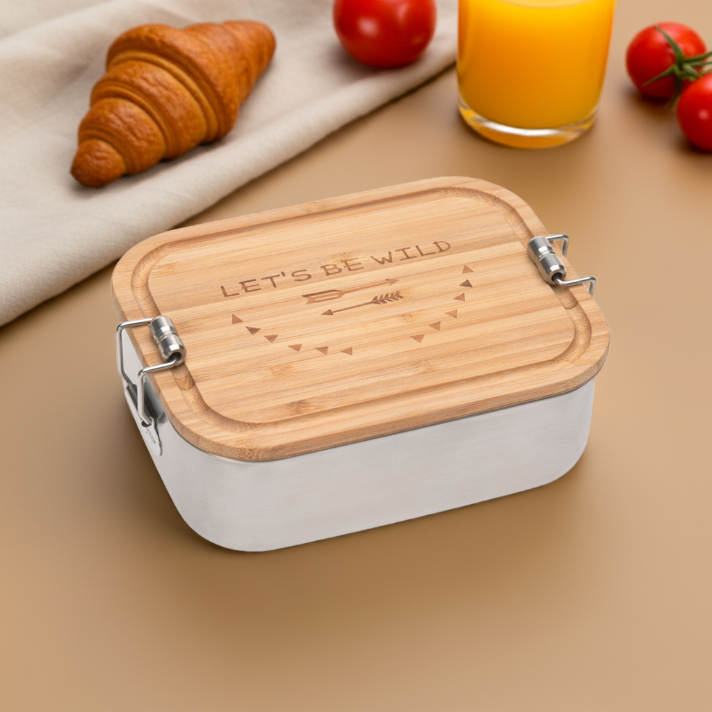 Boîte à lunch en acier inoxydable - Aventure | Lässig