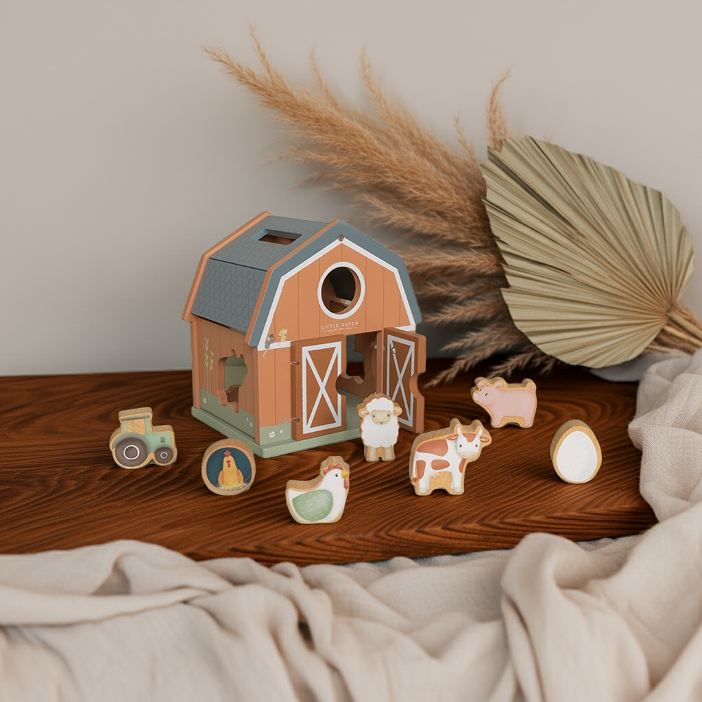 Petite Ferme | Petit jeu d'empilement de formes hollandais