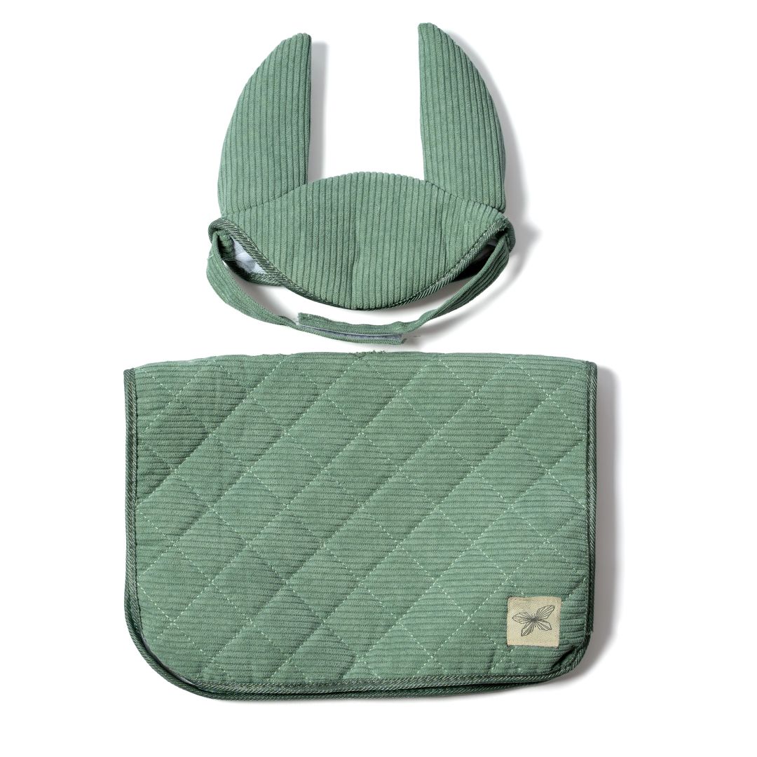 Saddle pad & hood green | byAstrup