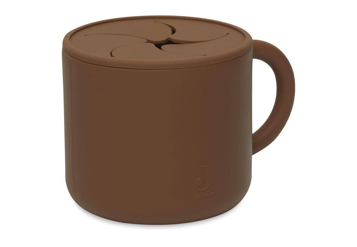 Snackbecher Silikon - caramel | Jollein