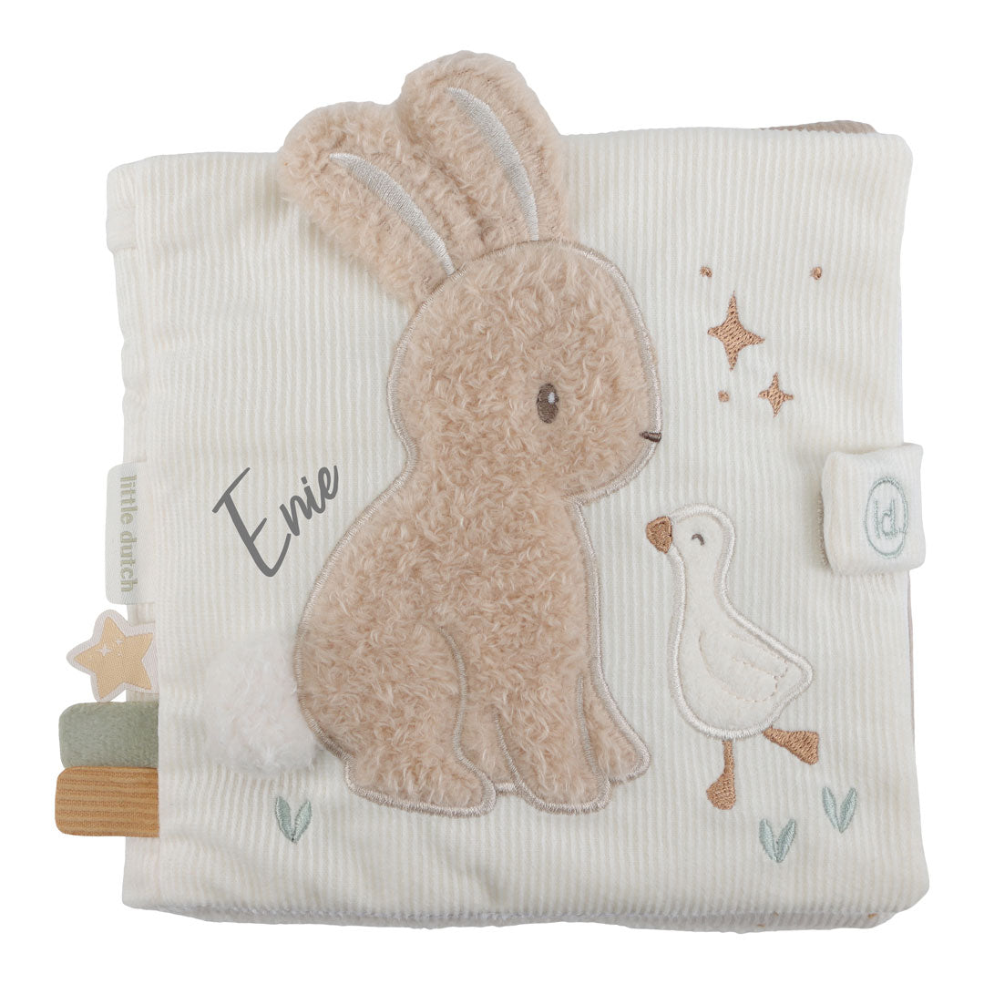 Stoffbuch mit Aktivitäten - Newborn Naturals GRS | Little Dutch