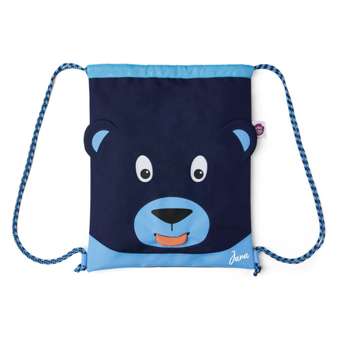 Bear sporttas, blauw | Affenzahn