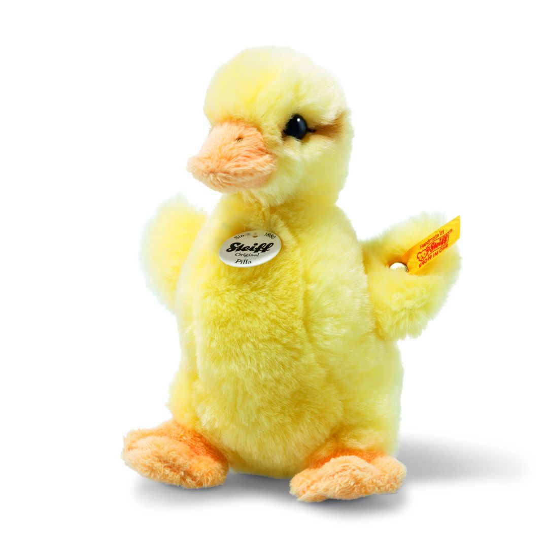 Knuffel eendje Pilla 14 cm, geel | Steiff
