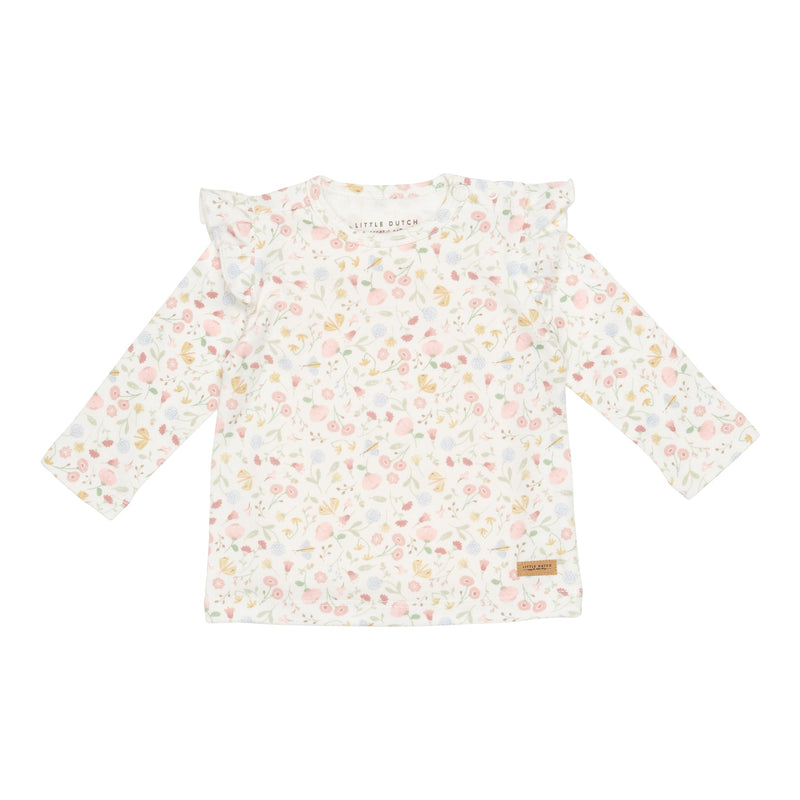 Langarm-Shirt Flowers & Butterflies | Little Dutch