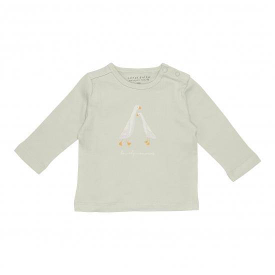 T-Shirt langärmlig Little Goose Lovely Memories Olive - 62 | Little Dutch