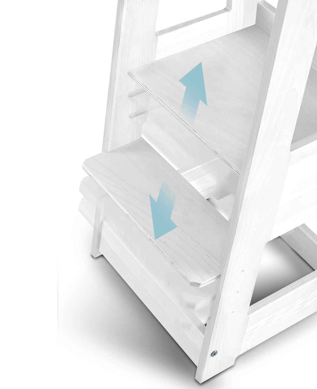 Learning tower Felix - Learning Tower - Wood White | Tissi® by Schmatzepuffer® "personalized"