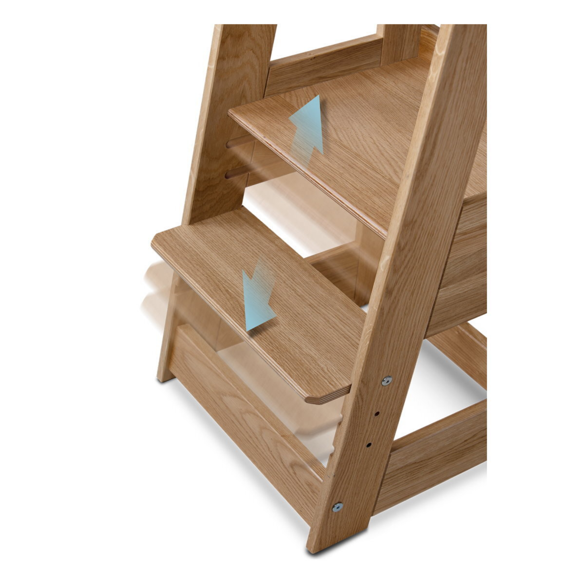 Learning tower Felix - Learning Tower - Wood oak | Tissi® by Schmatzepuffer® "personalized"