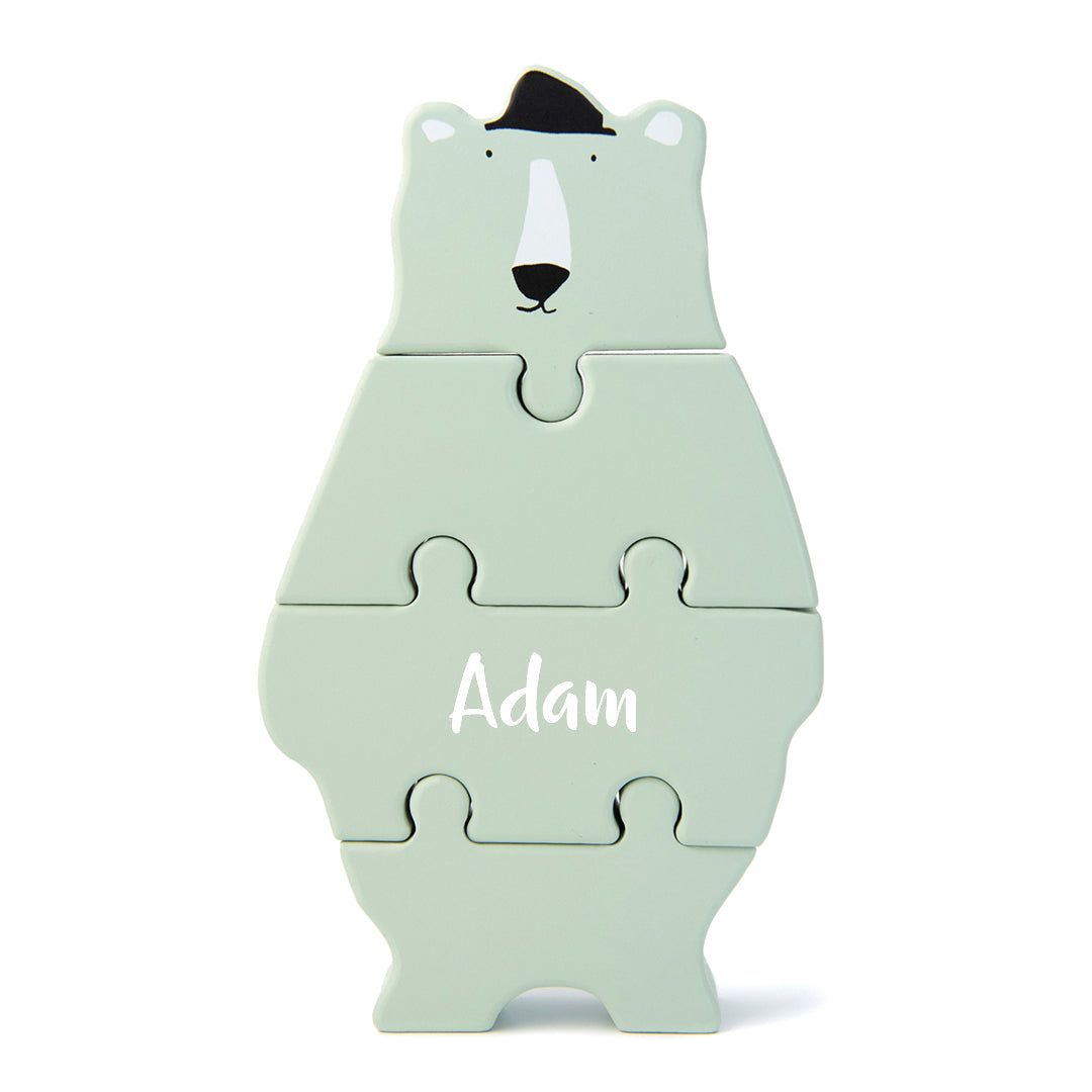 Houten puzzelfiguur – Meneer IJsbeer | Trixie