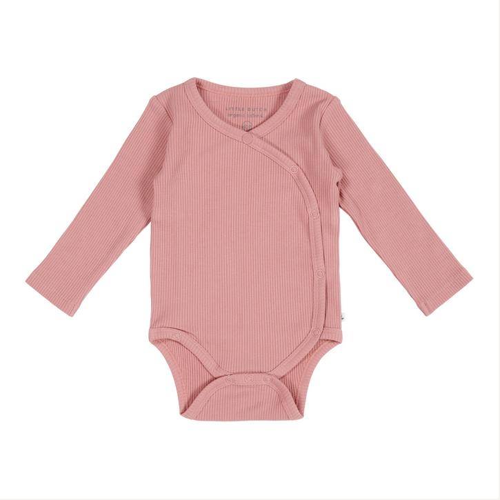 Langarm-Wickelbody Pink | Little Dutch