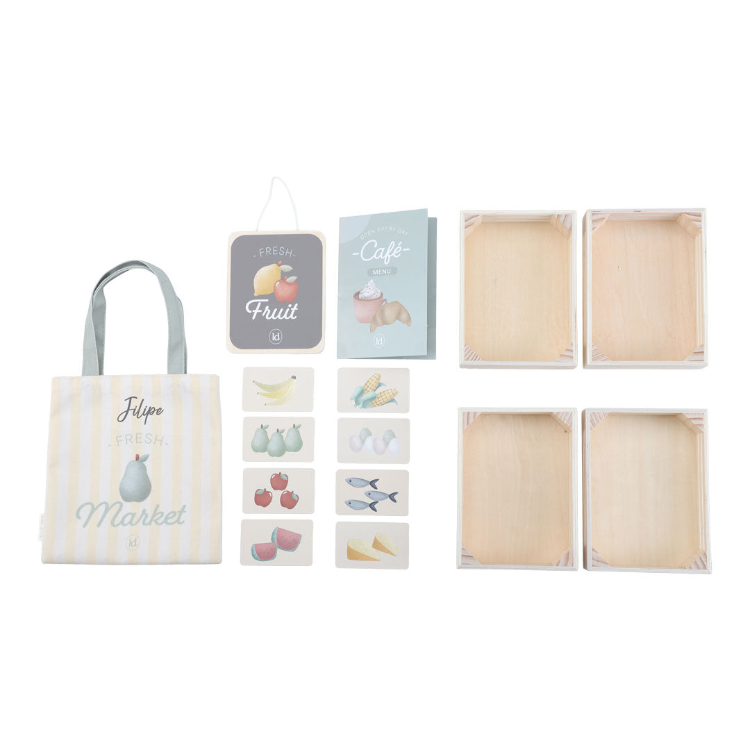 Wooden Market Stall & Café – 2-in-1 Game Stand
| Little Dutch