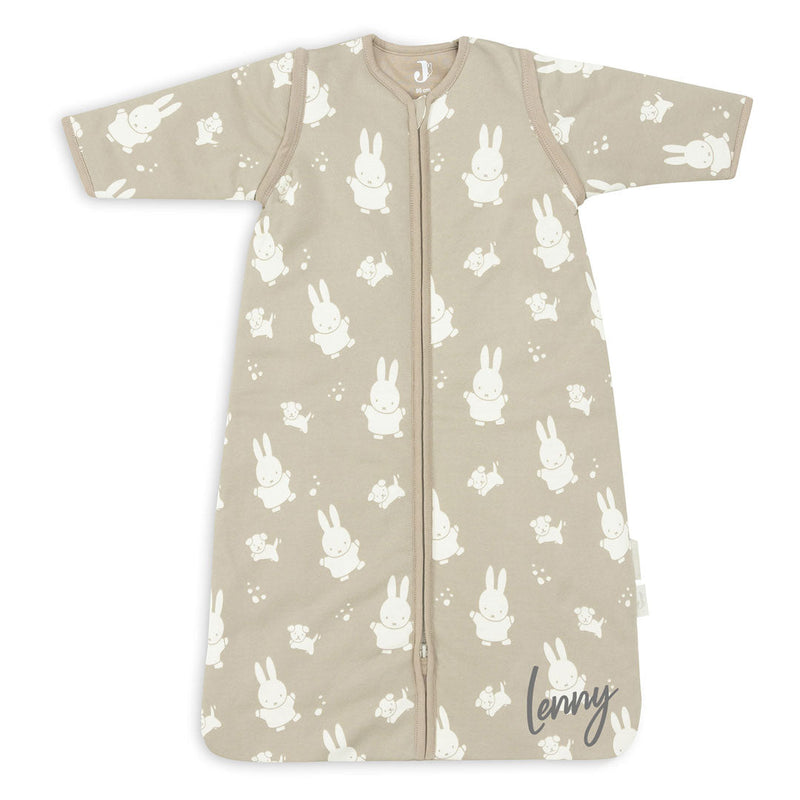 Sleeping bag with removable sleeves, 90 cm – Miffy &amp; Snuffy, olive green | Jollein