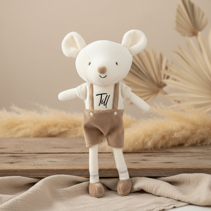 Cuddly toy mouse - Bowie | Jollein