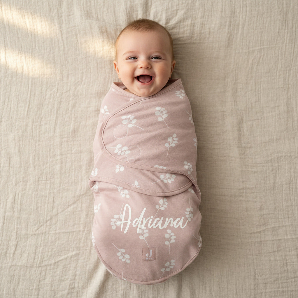 Schlafsack Wrapper 0-3 Monate Twig, Rosa | Jollein