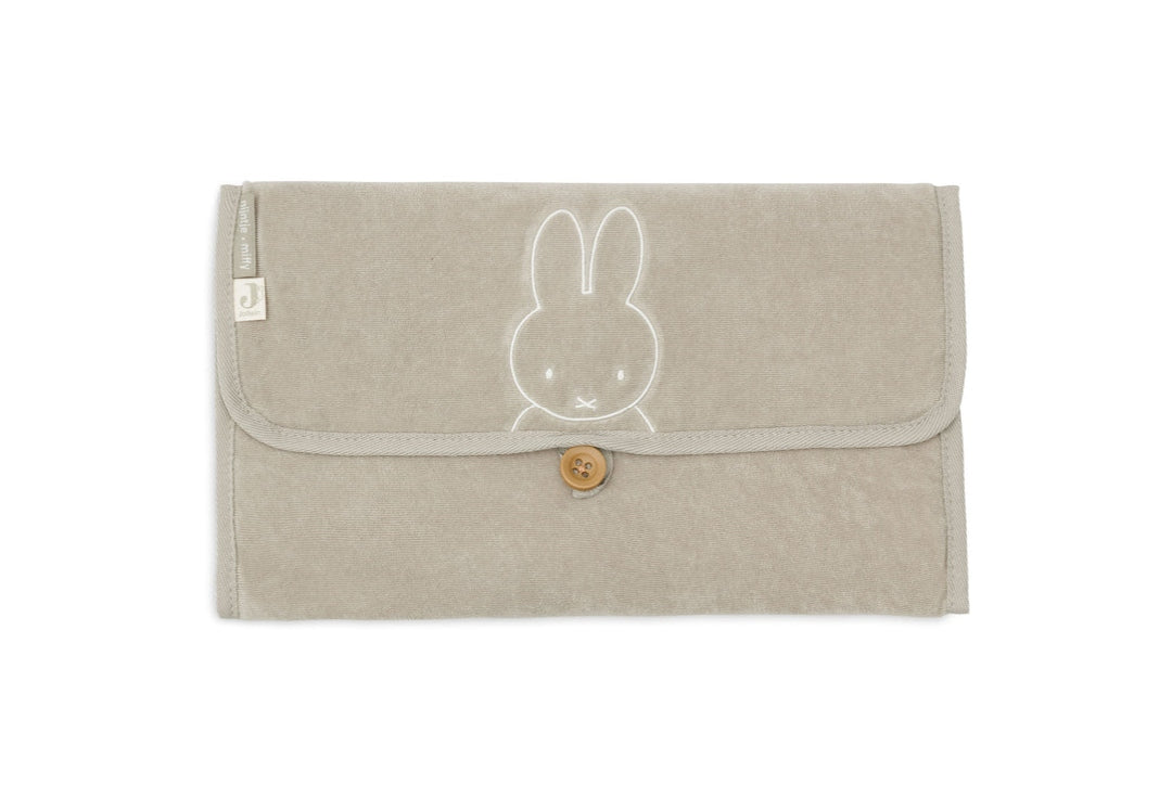 Wickelunterlage Frottee Miffy, Olivgrün | Jollein