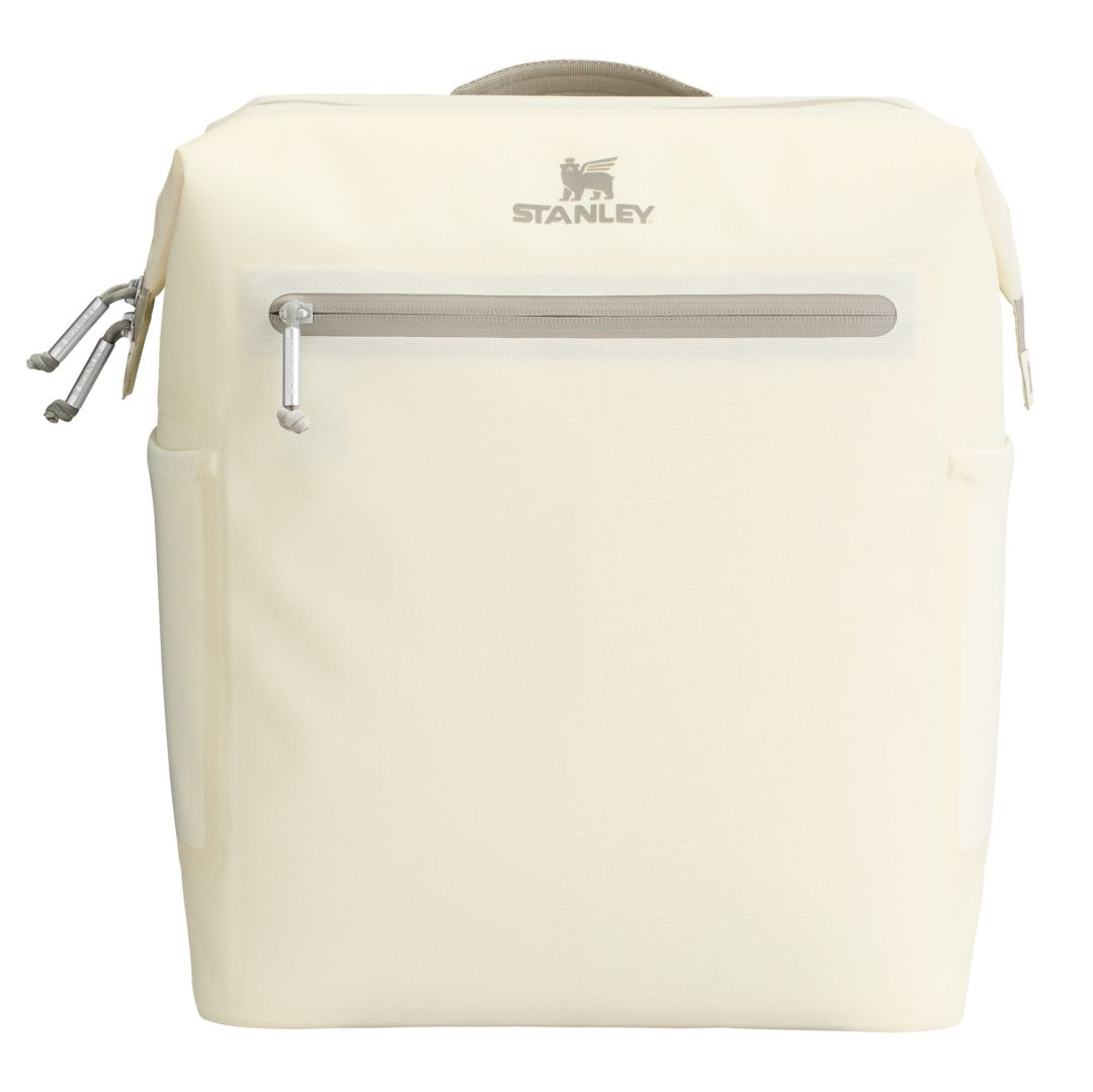 Midi cooler bag backpack The All-Day Madeleine 14 L, Cream | Stanley