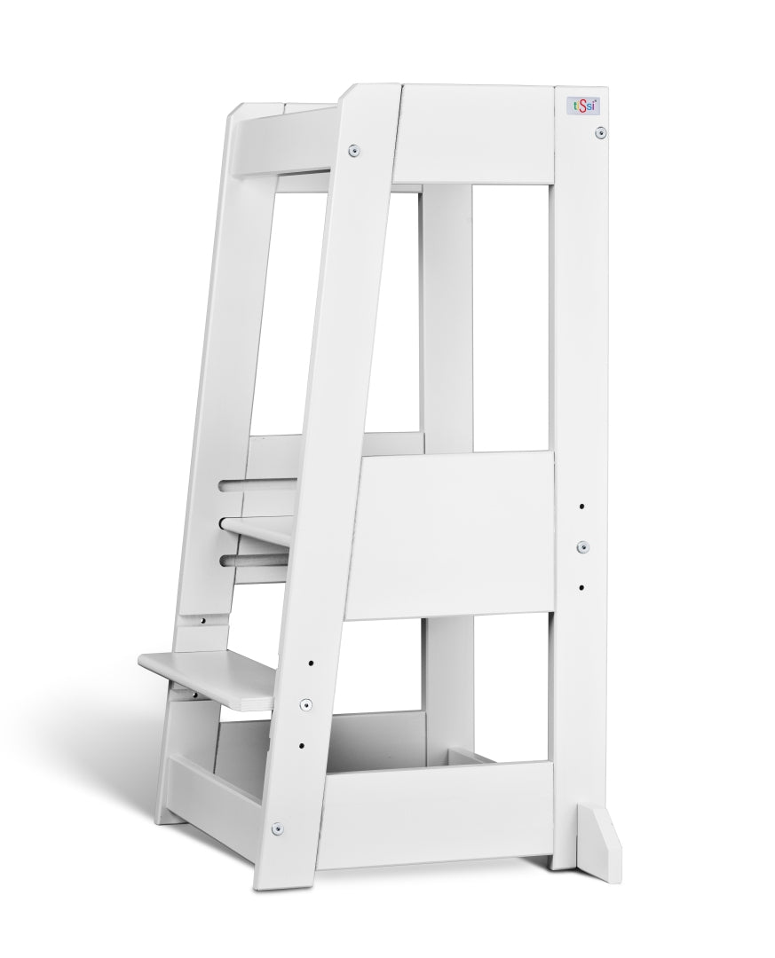 Learning tower Felix - Learning Tower - Wood White | Tissi® by Schmatzepuffer® "personalized"
