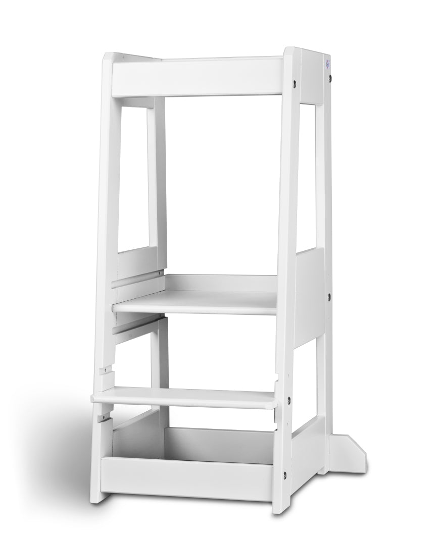 Learning tower Felix - Learning Tower - Wood White | Tissi® by Schmatzepuffer® "personalized"