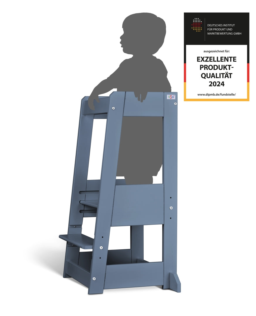 Lernturm Felix - Learning tower - blau | tiSsi® by Schmatzepuffer®