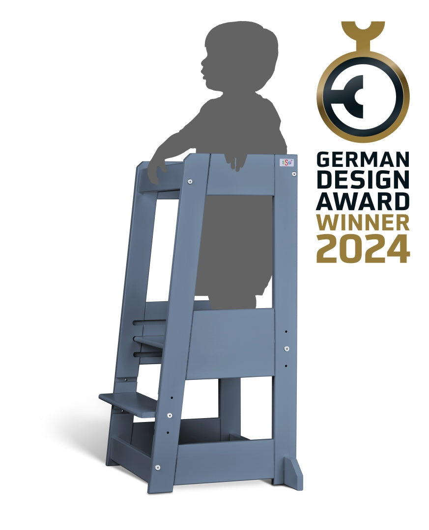 Lernturm Felix - Learning tower - blau | tiSsi® by Schmatzepuffer®