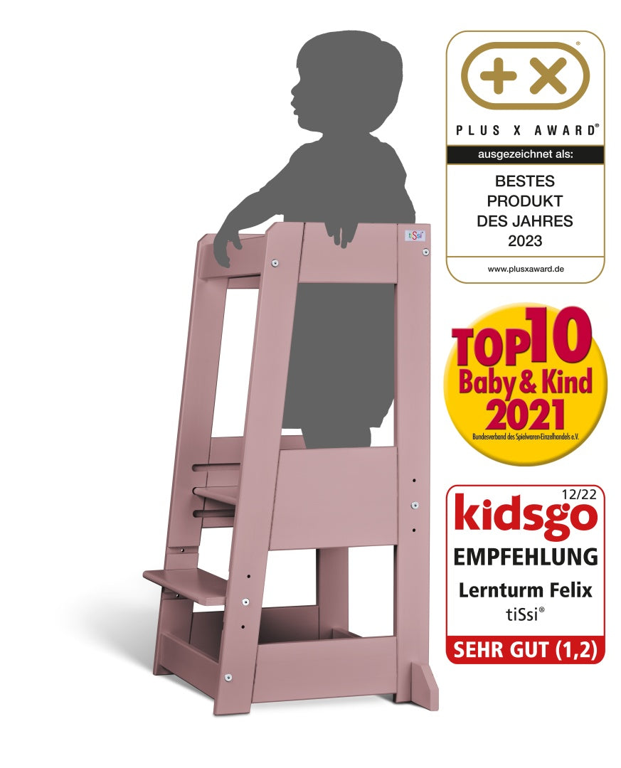 Learning tower Felix - Learning Tower - Oriental Rose | Tissi® by Schmatzepuffer®