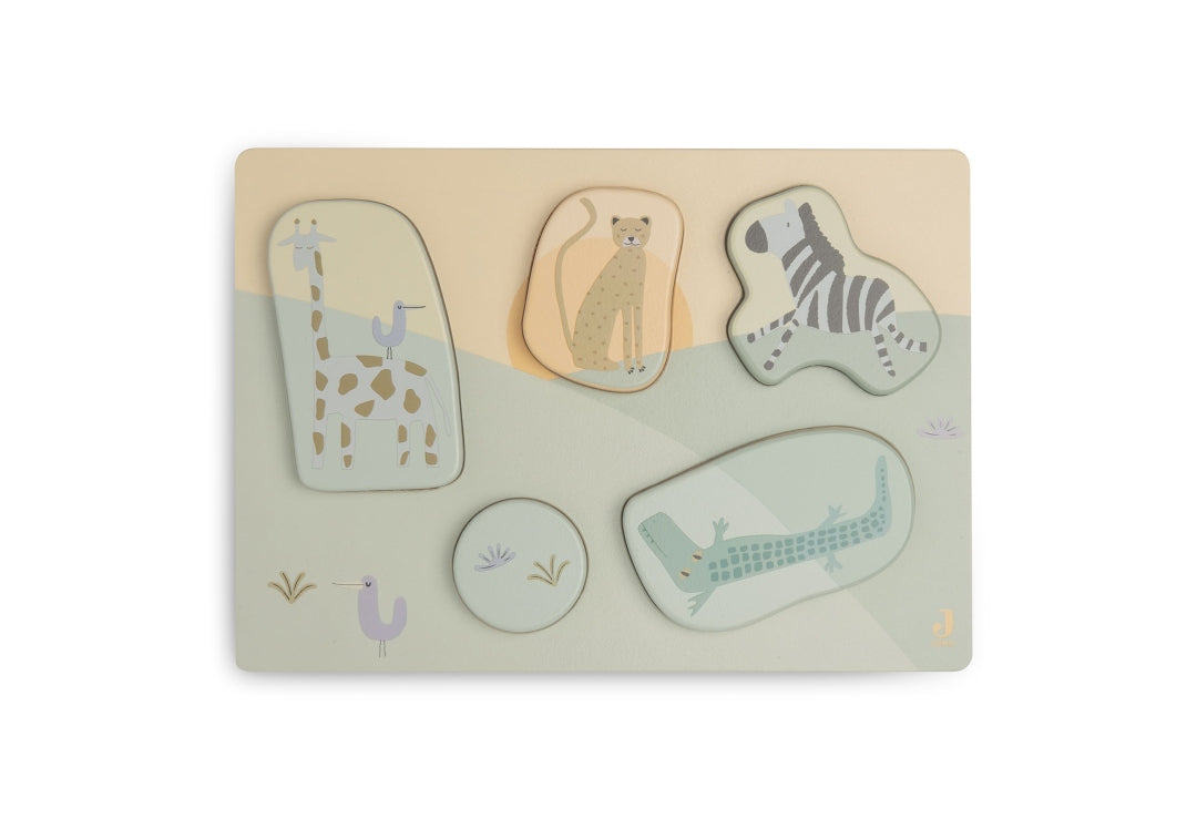 Houten puzzel Jungle Jambo | Jollein