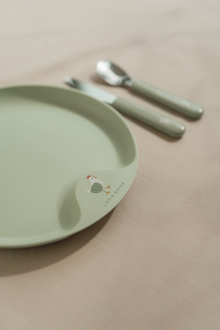 Assiette enfant Mio – Little Farm | Little Dutch x Mepal
