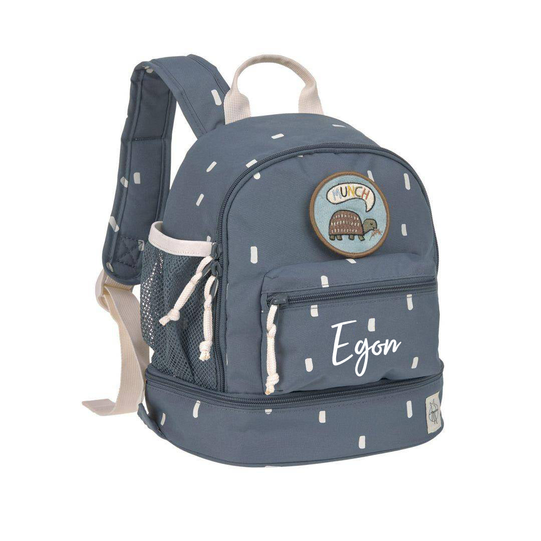 Mini Rucksack - Happy Prints Midnight Blue | Lässig