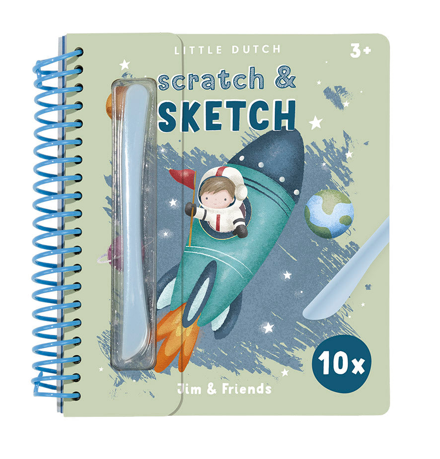 Krasboek Jim &amp; Vrienden | Little Dutch