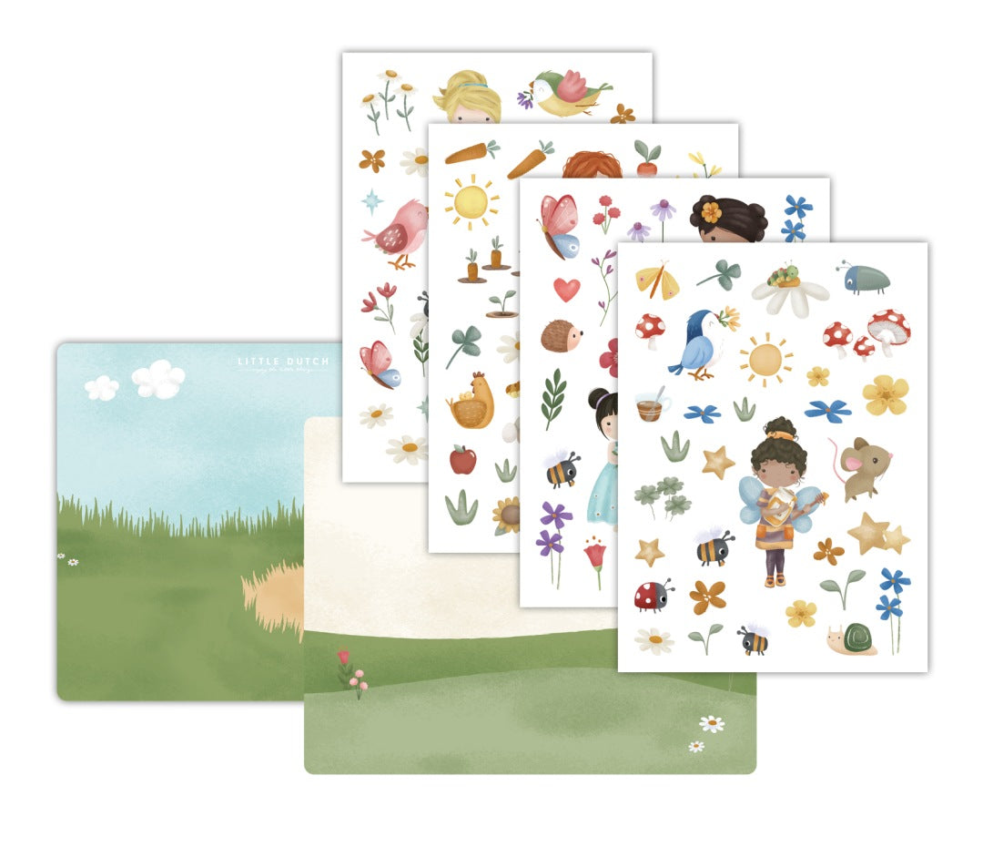 Fenstersticker Rosa & Friends | Litttle Dutch