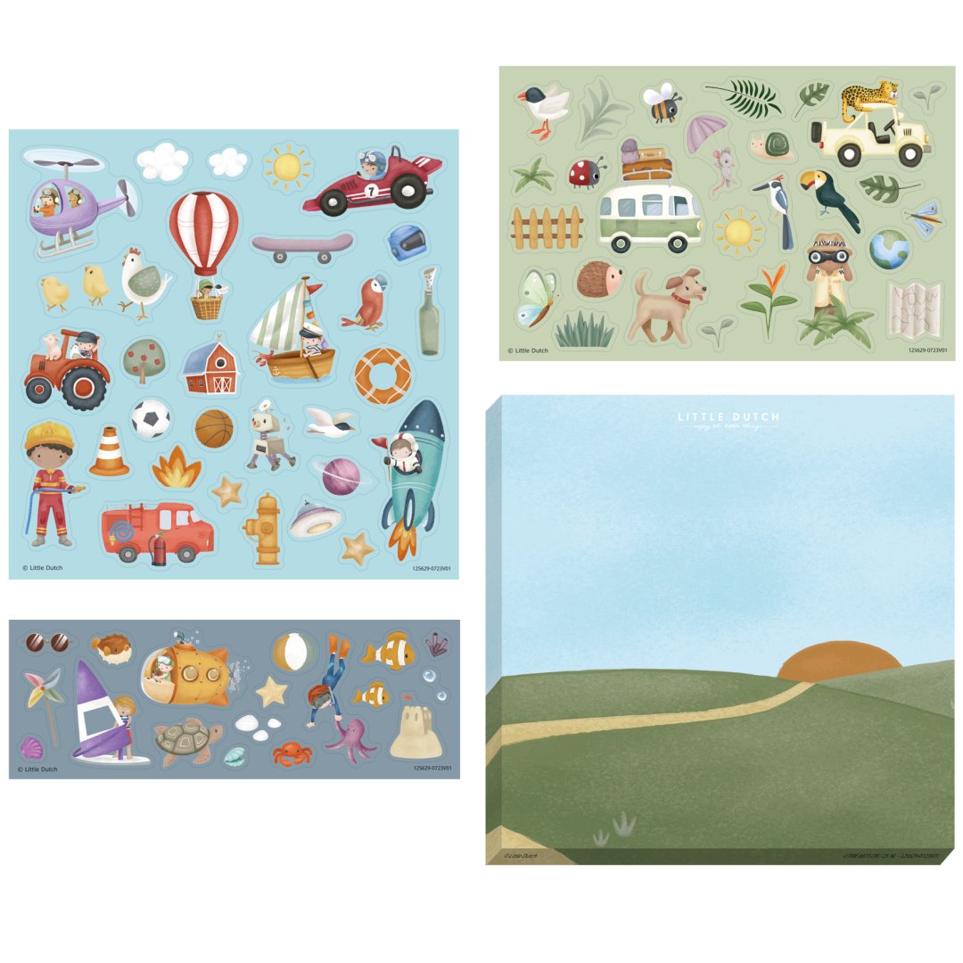 Stickerset Jim & Friends | Little Dutch