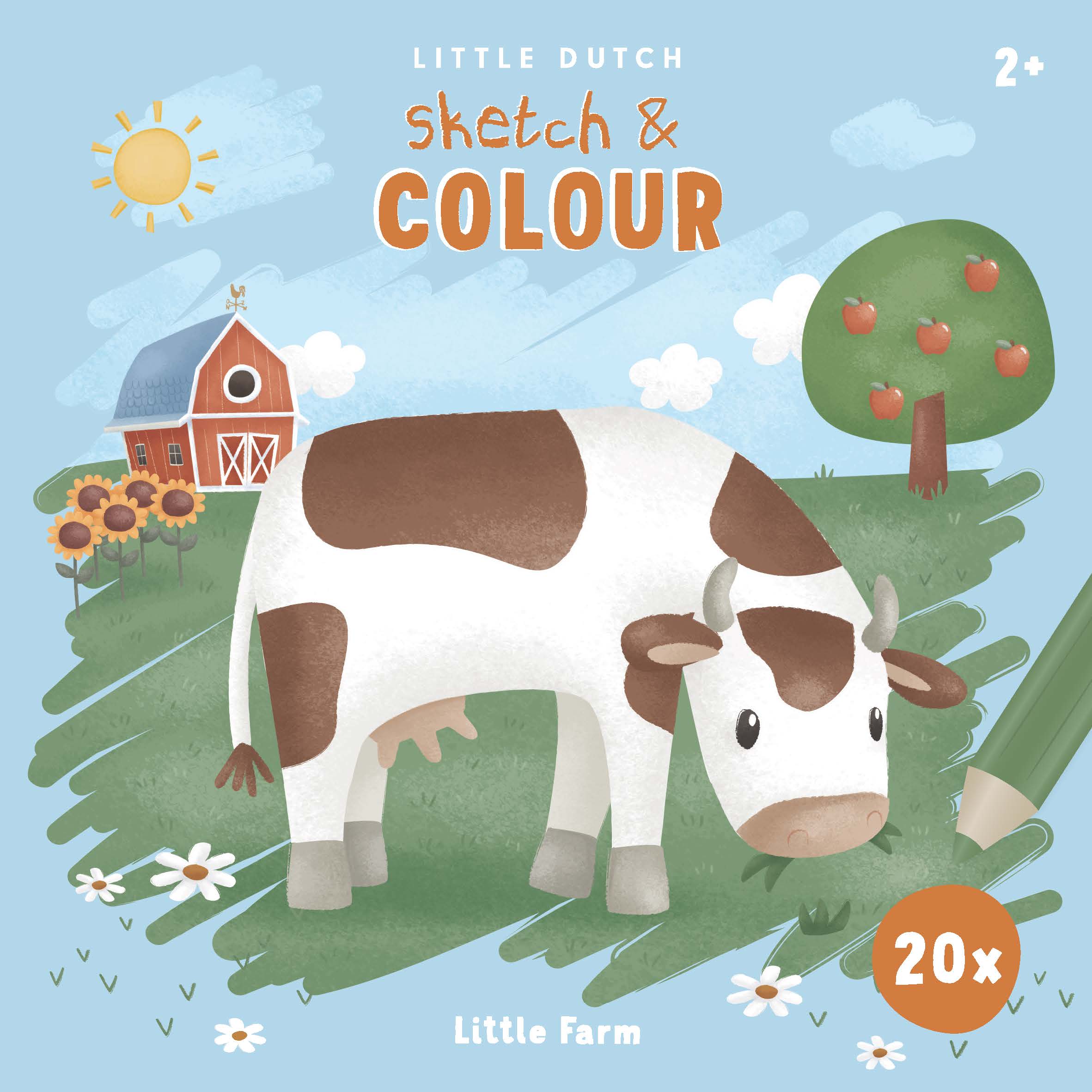 Malbuch Little Farm – Kreatives Malbuch für Kinder | Schmatzepuffer
