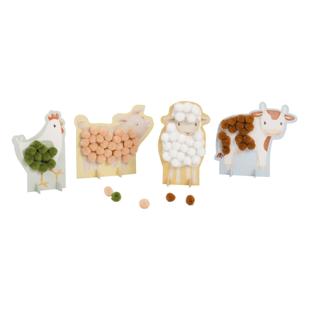PomPom Karten Little Farm | Little Dutch