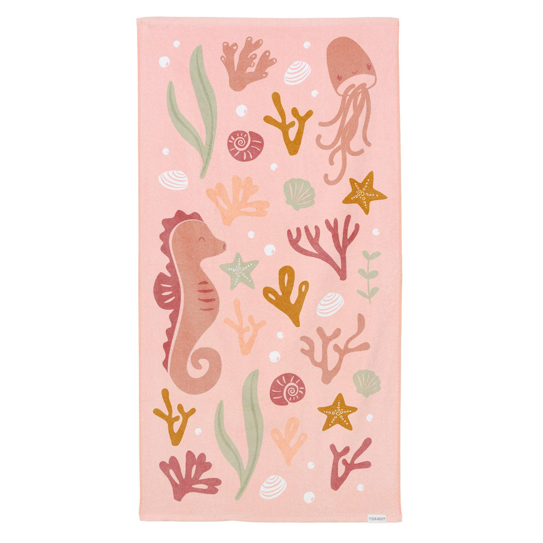 TOP DEAL - Badehandtuch Ocean Dreams Pink | Little Dutch