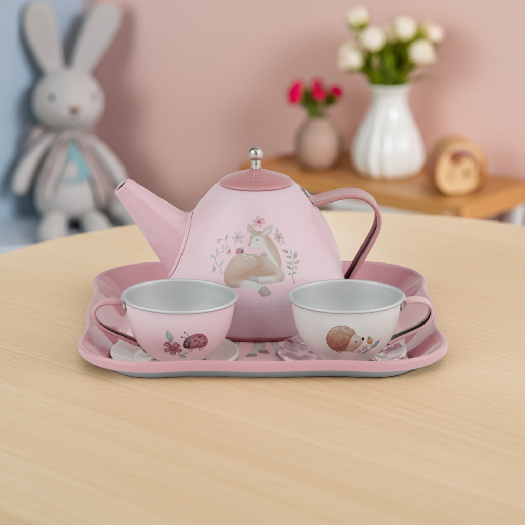 Theeservies met koffer Fairy Garden | Little Dutch
