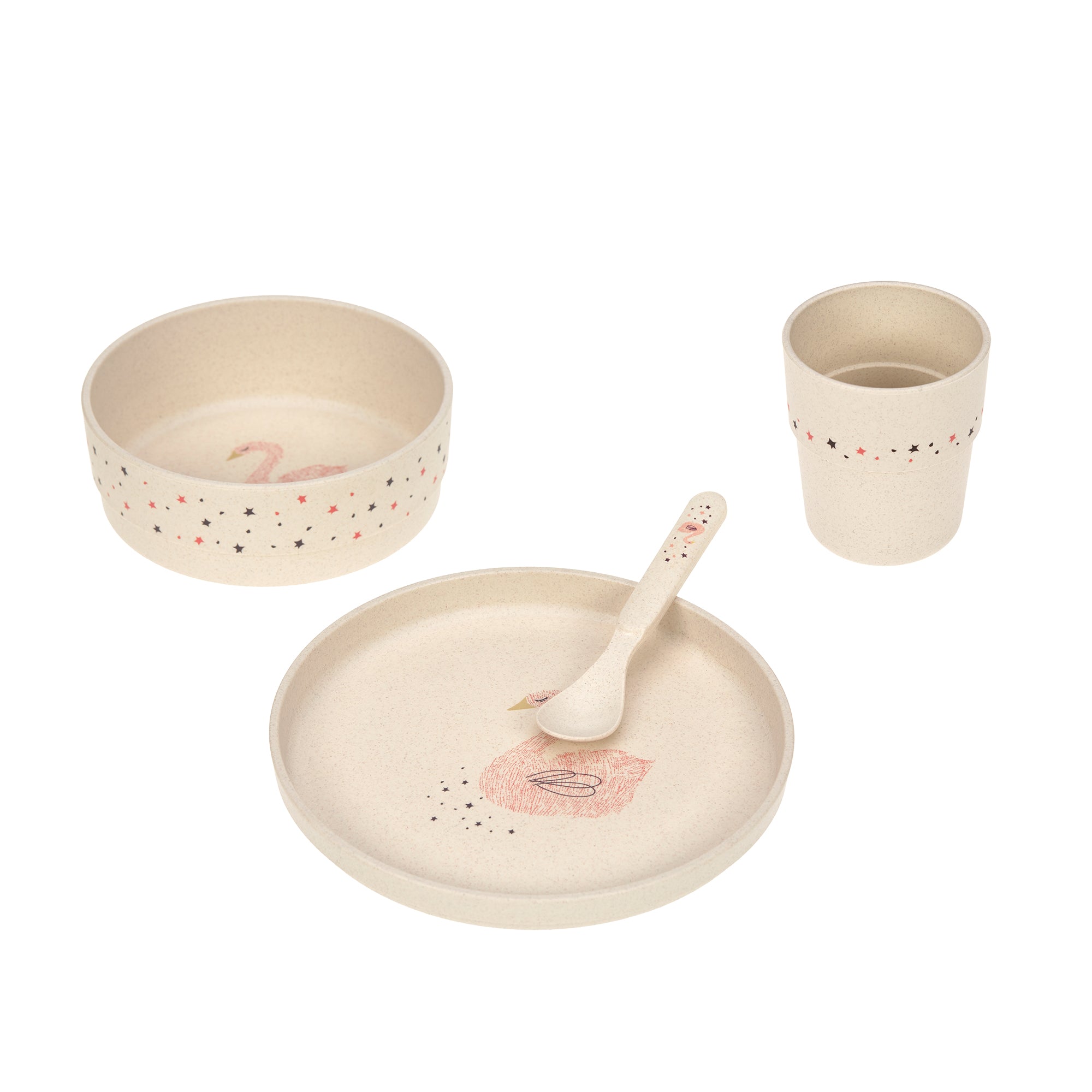 Children's tableware set Little Water Swan | Lässig