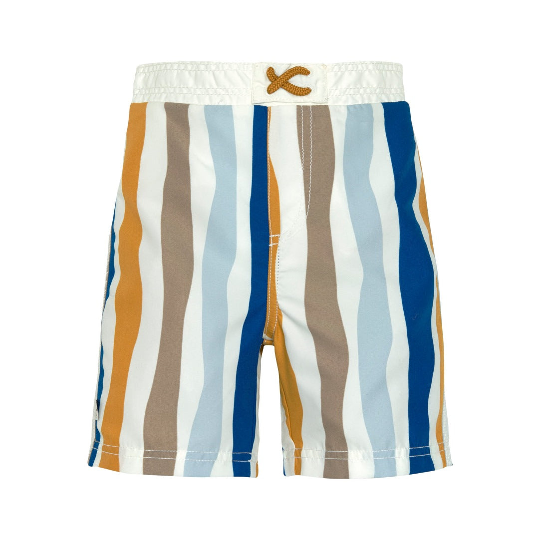 Badeshorts mit Windeleinsatz – Wellen, Gr. 86 | Lässig