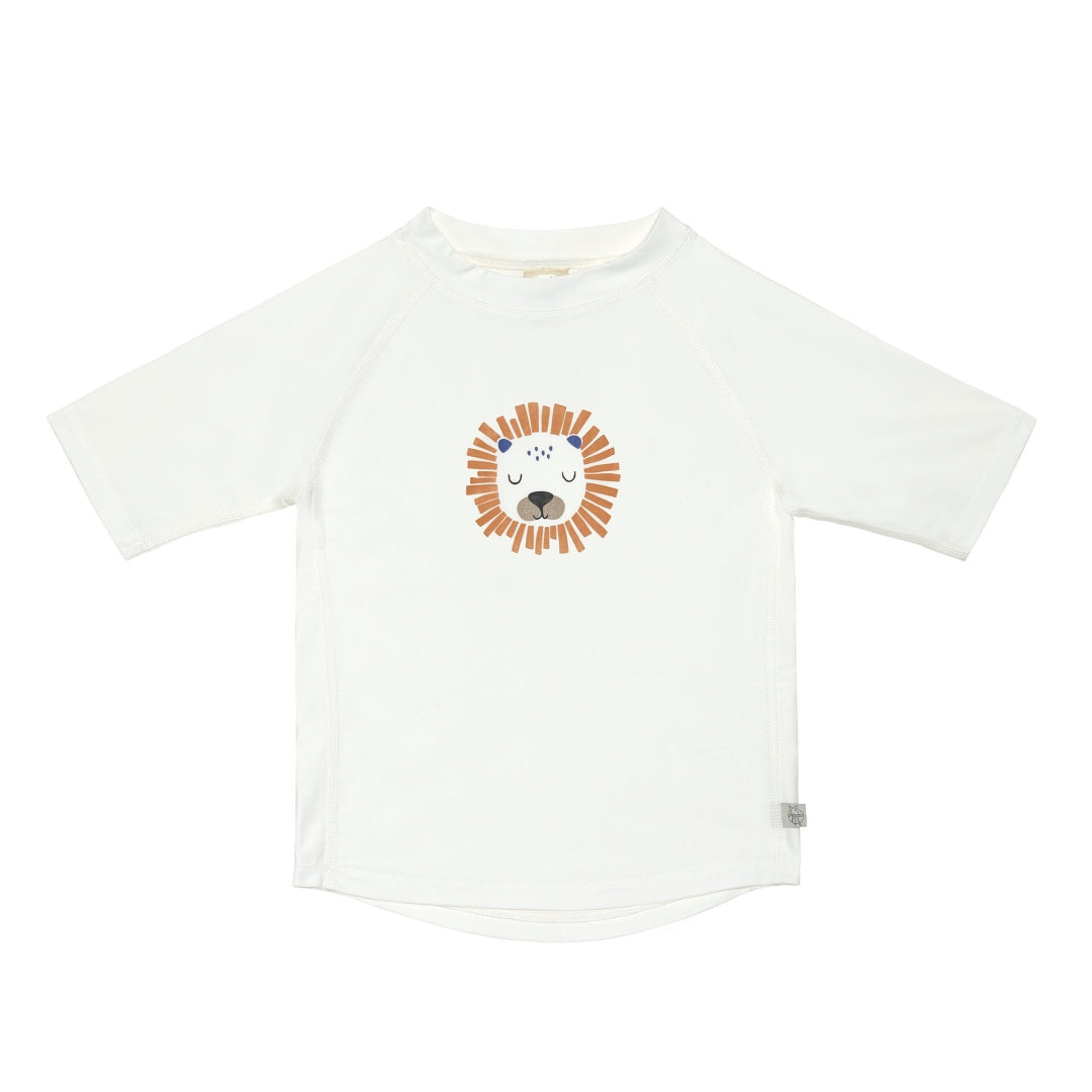 UV-zwemshirt korte mouw – leeuw, maat 86 | Lassig