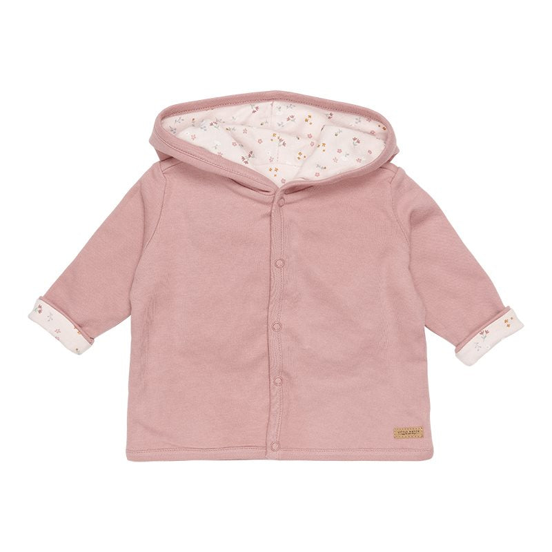 Reversible jacket Little Pink Flowers / Pink | Little Dutch - 86