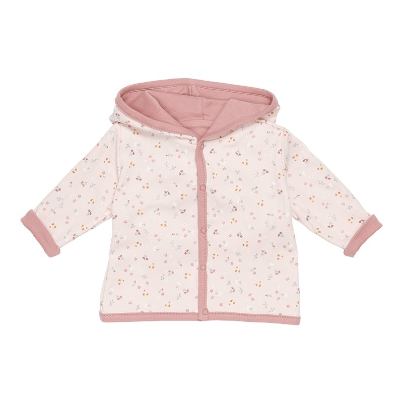 Reversible jacket Little Pink Flowers / Pink | Little Dutch - 86