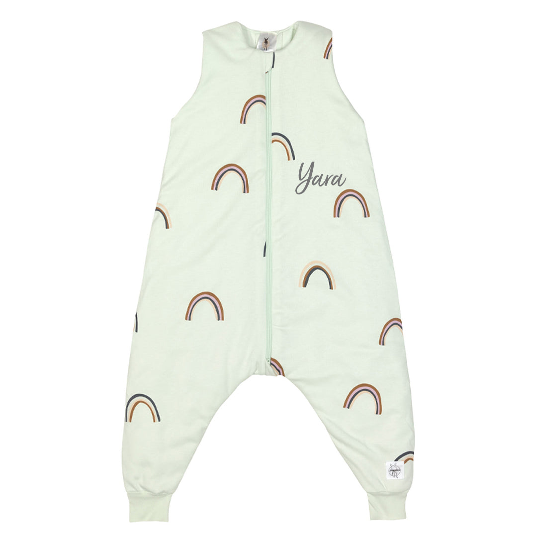 Schlafanzug Interlock Rainbow mint Gr. 98/104 | Lässig