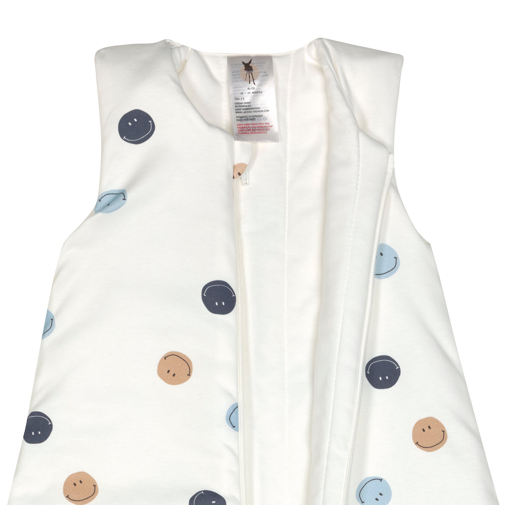 Pyjama interlock Smile laiteux taille 98/104 | Lässig