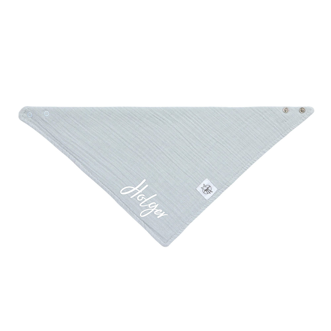 Musselin Bandana powder blau | Lässig