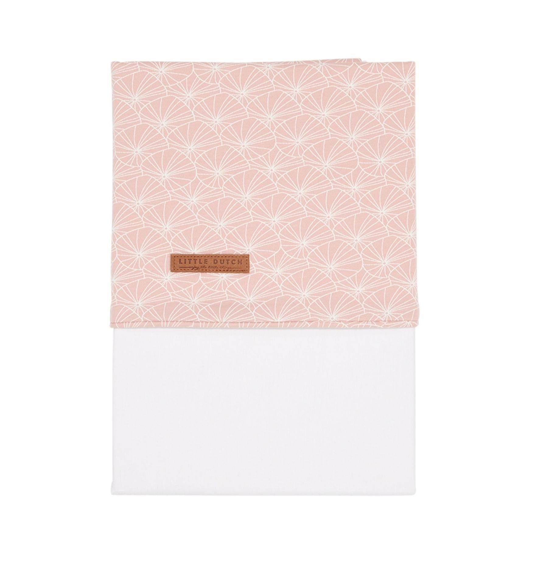Wieglakentje Lily Leaves roze | Little Dutch