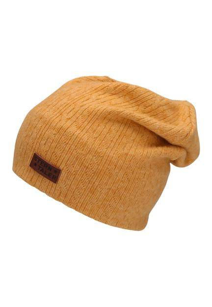 Slouch beanie, medium yellow, size 47 | Sterntaler